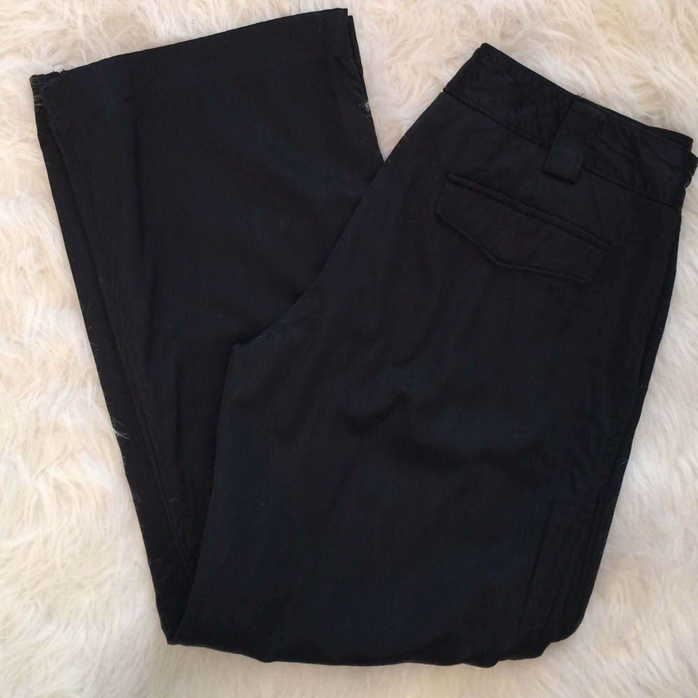 Theory Cropped Black Evening Pants Size 8
